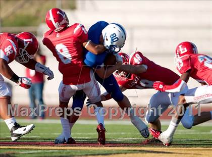 Thumbnail 1 in Bingham vs. Orange Lutheran (Mission Viejo Football Classic) photogallery.