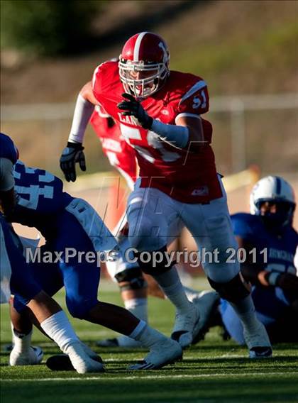 Thumbnail 3 in Bingham vs. Orange Lutheran (Mission Viejo Football Classic) photogallery.