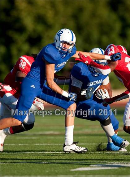 Thumbnail 1 in Bingham vs. Orange Lutheran (Mission Viejo Football Classic) photogallery.