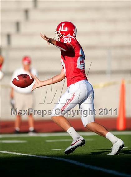 Thumbnail 1 in Bingham vs. Orange Lutheran (Mission Viejo Football Classic) photogallery.