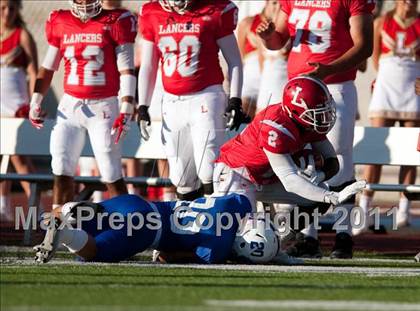 Thumbnail 2 in Bingham vs. Orange Lutheran (Mission Viejo Football Classic) photogallery.