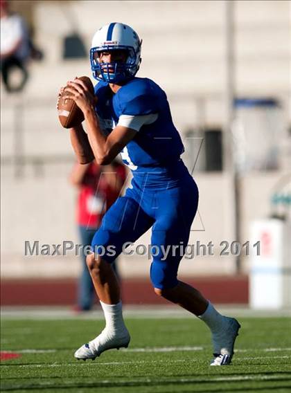 Thumbnail 1 in Bingham vs. Orange Lutheran (Mission Viejo Football Classic) photogallery.