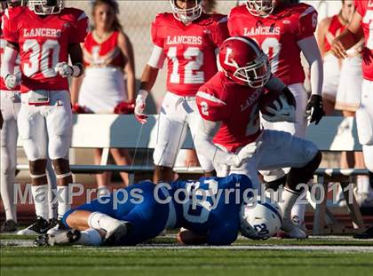 Thumbnail 1 in Bingham vs. Orange Lutheran (Mission Viejo Football Classic) photogallery.
