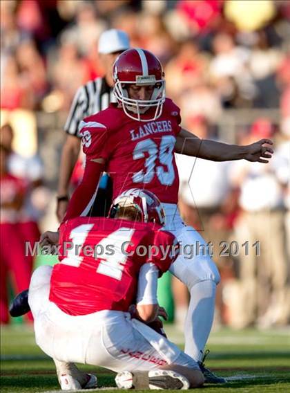 Thumbnail 1 in Bingham vs. Orange Lutheran (Mission Viejo Football Classic) photogallery.