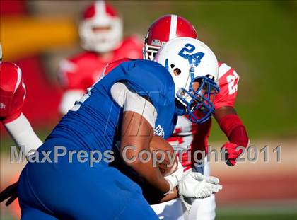 Thumbnail 1 in Bingham vs. Orange Lutheran (Mission Viejo Football Classic) photogallery.