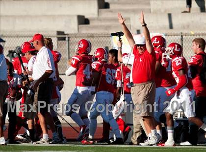 Thumbnail 1 in Bingham vs. Orange Lutheran (Mission Viejo Football Classic) photogallery.