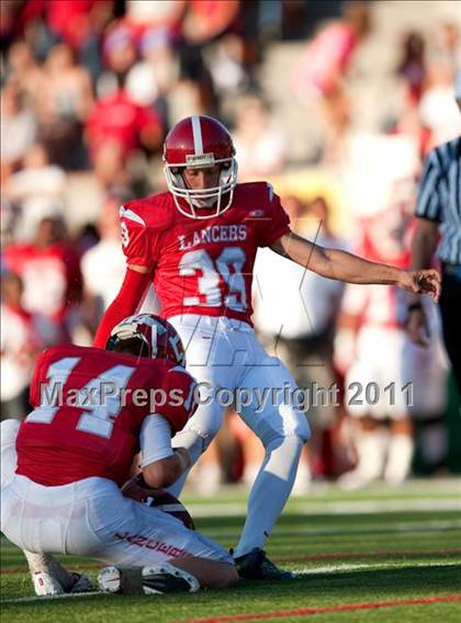 Thumbnail 1 in Bingham vs. Orange Lutheran (Mission Viejo Football Classic) photogallery.