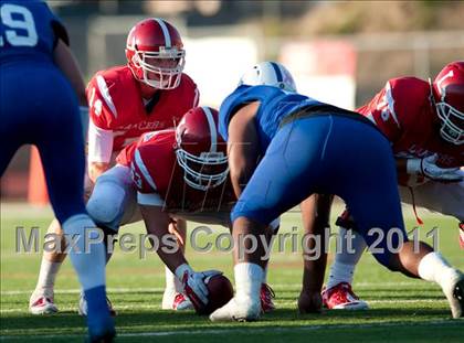 Thumbnail 2 in Bingham vs. Orange Lutheran (Mission Viejo Football Classic) photogallery.