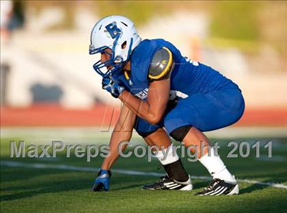 Thumbnail 1 in Bingham vs. Orange Lutheran (Mission Viejo Football Classic) photogallery.