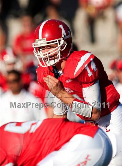 Thumbnail 3 in Bingham vs. Orange Lutheran (Mission Viejo Football Classic) photogallery.