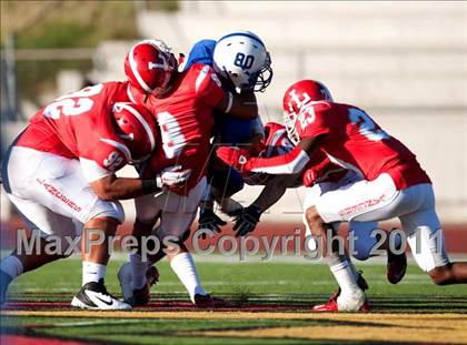 Thumbnail 2 in Bingham vs. Orange Lutheran (Mission Viejo Football Classic) photogallery.