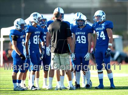 Thumbnail 1 in Bingham vs. Orange Lutheran (Mission Viejo Football Classic) photogallery.