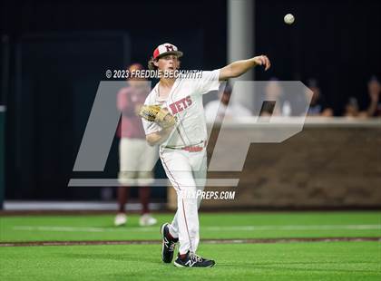 Thumbnail 2 in Collinsville vs Muenster (UIL 2A Baseball Area) photogallery.