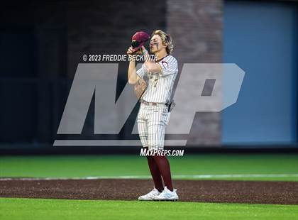 Thumbnail 2 in Collinsville vs Muenster (UIL 2A Baseball Area) photogallery.