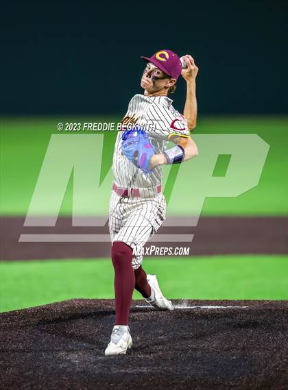 Thumbnail 3 in Collinsville vs Muenster (UIL 2A Baseball Area) photogallery.