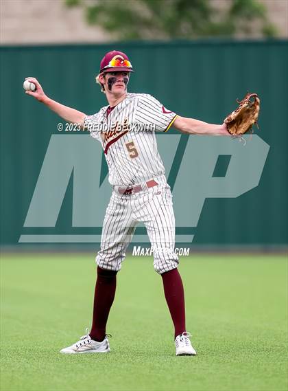 Thumbnail 2 in Collinsville vs Muenster (UIL 2A Baseball Area) photogallery.