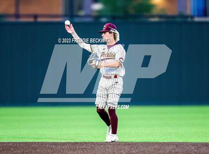 Thumbnail 2 in Collinsville vs Muenster (UIL 2A Baseball Area) photogallery.