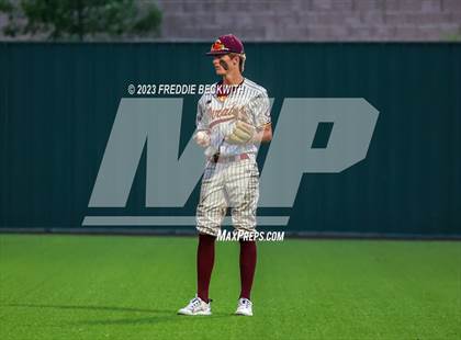 Thumbnail 3 in Collinsville vs Muenster (UIL 2A Baseball Area) photogallery.