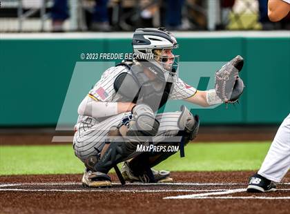 Thumbnail 3 in Collinsville vs Muenster (UIL 2A Baseball Area) photogallery.