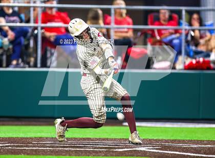 Thumbnail 2 in Collinsville vs Muenster (UIL 2A Baseball Area) photogallery.