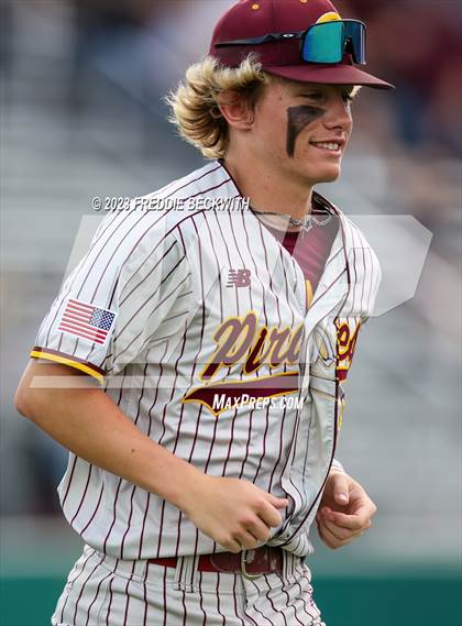 Thumbnail 3 in Collinsville vs Muenster (UIL 2A Baseball Area) photogallery.