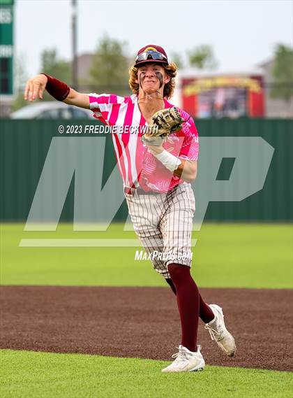 Thumbnail 3 in Collinsville vs Muenster (UIL 2A Baseball Area) photogallery.
