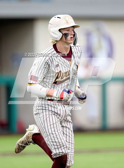 Thumbnail 2 in Collinsville vs Muenster (UIL 2A Baseball Area) photogallery.