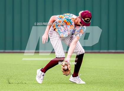 Thumbnail 3 in Collinsville vs Muenster (UIL 2A Baseball Area) photogallery.