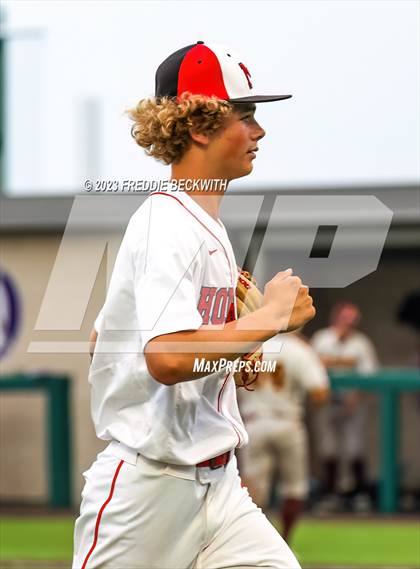 Thumbnail 3 in Collinsville vs Muenster (UIL 2A Baseball Area) photogallery.