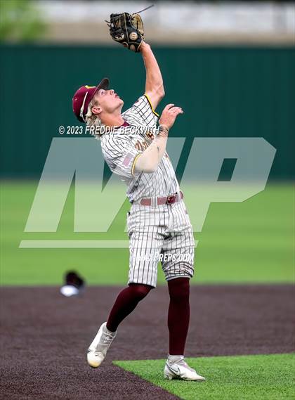 Thumbnail 3 in Collinsville vs Muenster (UIL 2A Baseball Area) photogallery.