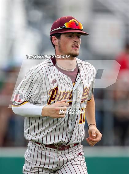 Thumbnail 3 in Collinsville vs Muenster (UIL 2A Baseball Area) photogallery.
