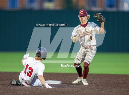 Thumbnail 1 in Collinsville vs Muenster (UIL 2A Baseball Area) photogallery.