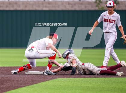 Thumbnail 2 in Collinsville vs Muenster (UIL 2A Baseball Area) photogallery.