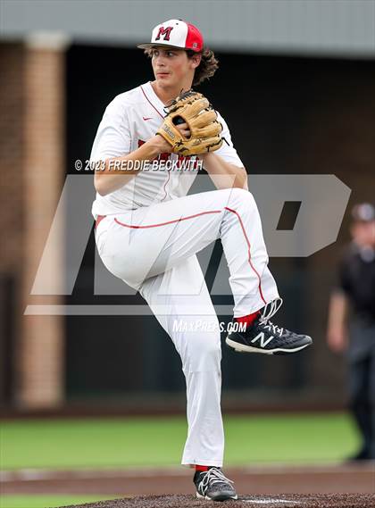 Thumbnail 2 in Collinsville vs Muenster (UIL 2A Baseball Area) photogallery.