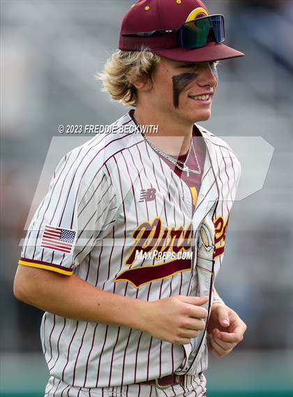 Thumbnail 2 in Collinsville vs Muenster (UIL 2A Baseball Area) photogallery.