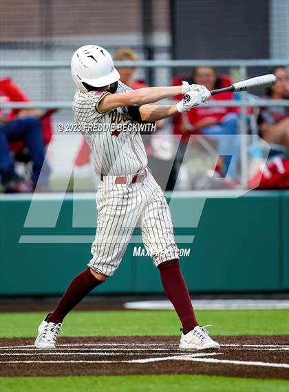 Thumbnail 2 in Collinsville vs Muenster (UIL 2A Baseball Area) photogallery.