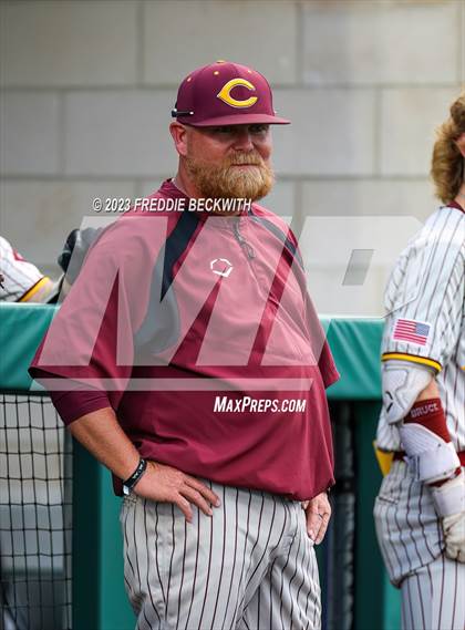 Thumbnail 3 in Collinsville vs Muenster (UIL 2A Baseball Area) photogallery.
