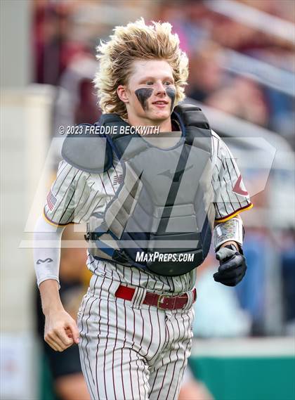 Thumbnail 2 in Collinsville vs Muenster (UIL 2A Baseball Area) photogallery.