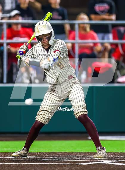 Thumbnail 3 in Collinsville vs Muenster (UIL 2A Baseball Area) photogallery.