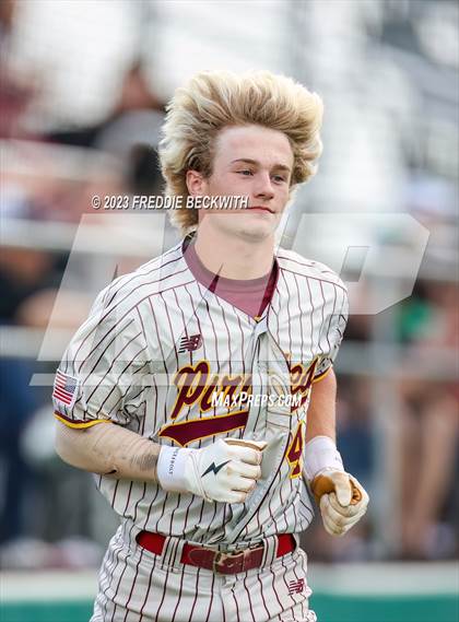 Thumbnail 2 in Collinsville vs Muenster (UIL 2A Baseball Area) photogallery.