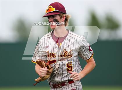 Thumbnail 2 in Collinsville vs Muenster (UIL 2A Baseball Area) photogallery.