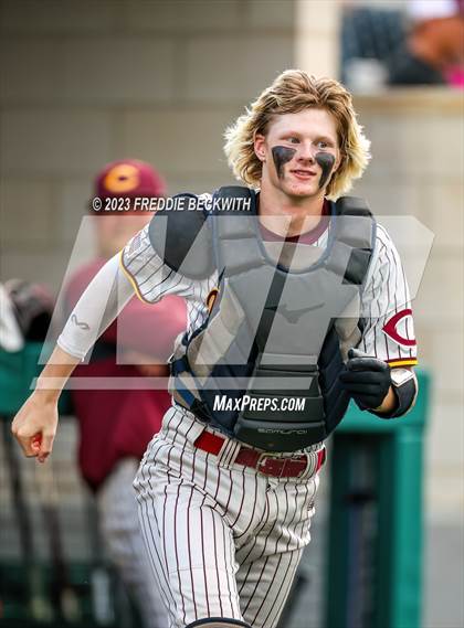 Thumbnail 1 in Collinsville vs Muenster (UIL 2A Baseball Area) photogallery.