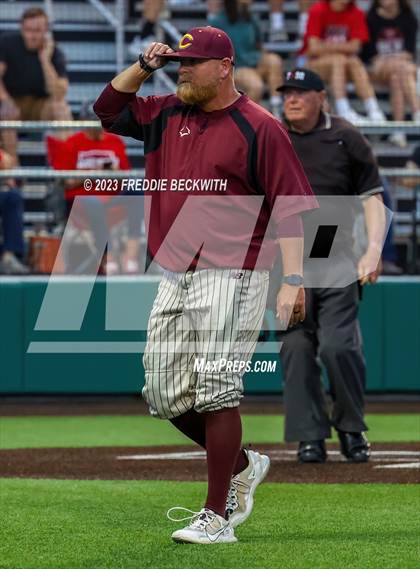 Thumbnail 2 in Collinsville vs Muenster (UIL 2A Baseball Area) photogallery.
