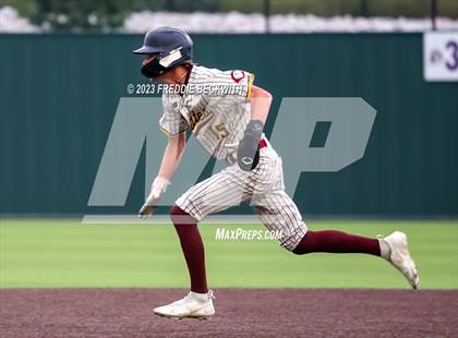 Thumbnail 3 in Collinsville vs Muenster (UIL 2A Baseball Area) photogallery.