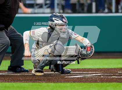 Thumbnail 3 in Collinsville vs Muenster (UIL 2A Baseball Area) photogallery.