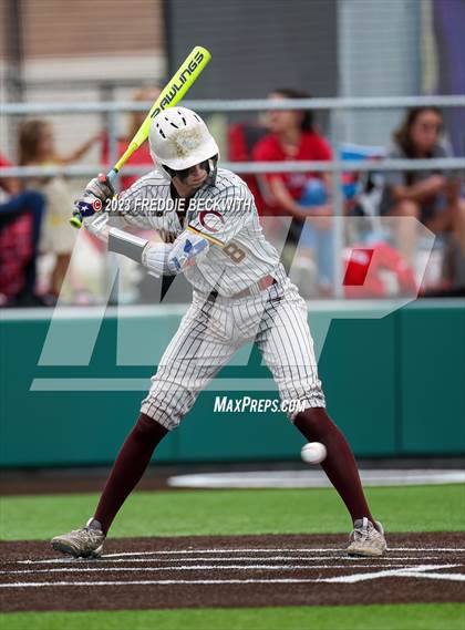 Thumbnail 2 in Collinsville vs Muenster (UIL 2A Baseball Area) photogallery.