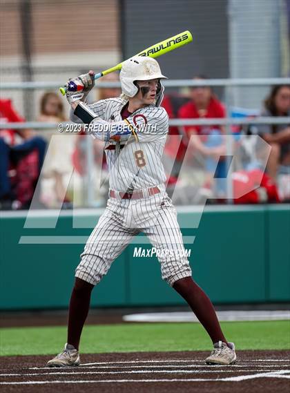 Thumbnail 1 in Collinsville vs Muenster (UIL 2A Baseball Area) photogallery.