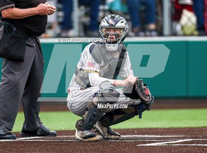 Thumbnail 3 in Collinsville vs Muenster (UIL 2A Baseball Area) photogallery.