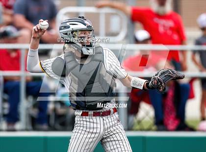 Thumbnail 3 in Collinsville vs Muenster (UIL 2A Baseball Area) photogallery.