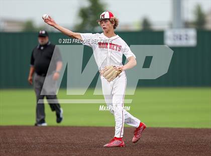 Thumbnail 3 in Collinsville vs Muenster (UIL 2A Baseball Area) photogallery.